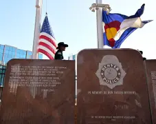 Disability advocate honored among fallen Denver police officers at memorial ceremony